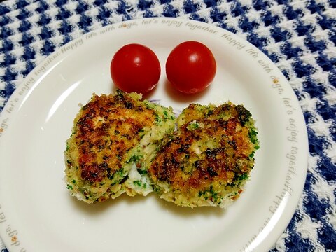 鶏むね肉のオリーブパン粉焼き